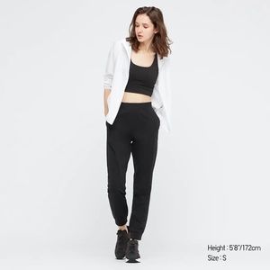 UNIQLO Women Ultra Stretch Active Joggers (Long) - Black - XXS
